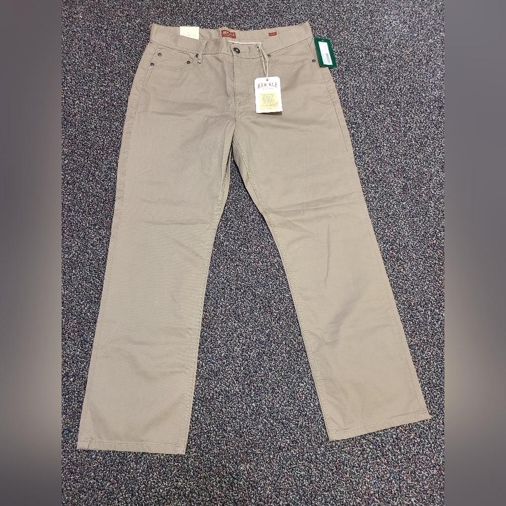 Red Ale New Mens Relaxed Fit Boot-Cut Sz 33 x 30 Pants